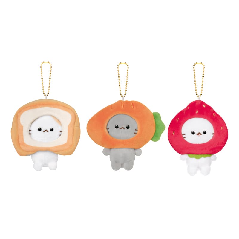 まねっこふれんずキーホルダー/もぐにゃん