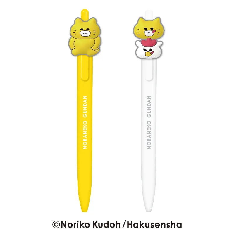 ラバーマスコットボールペン/ノラネコぐんだん