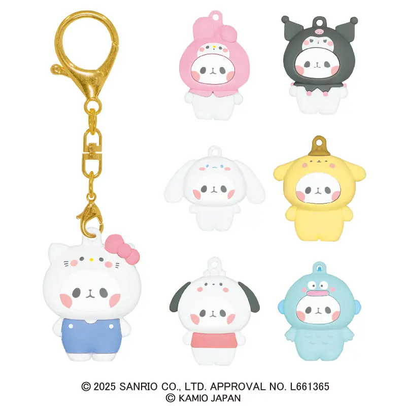 ミニフィギュアキーホルダー/サンリオキャラクターズ×もちもちぱんだ